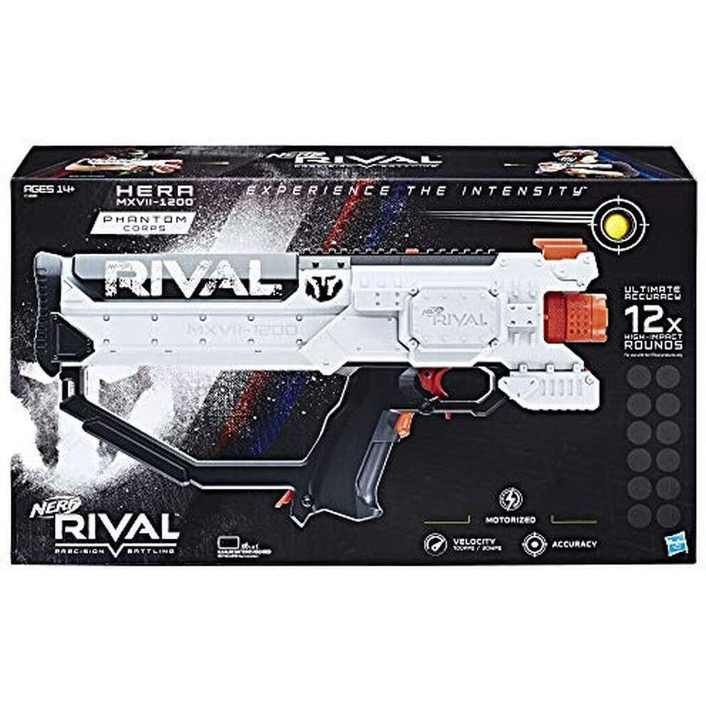 Nerf Rival Hera Mxvii 1200 White Combat Blaster