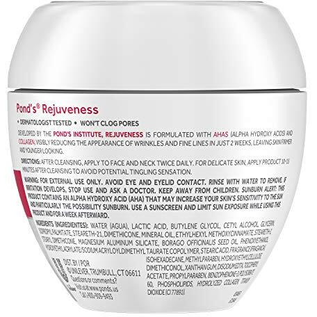 Pond 's Rejuveness Anti-Wrinkle Cream Twin Pack, 7 Ounce (Pack Of 2)