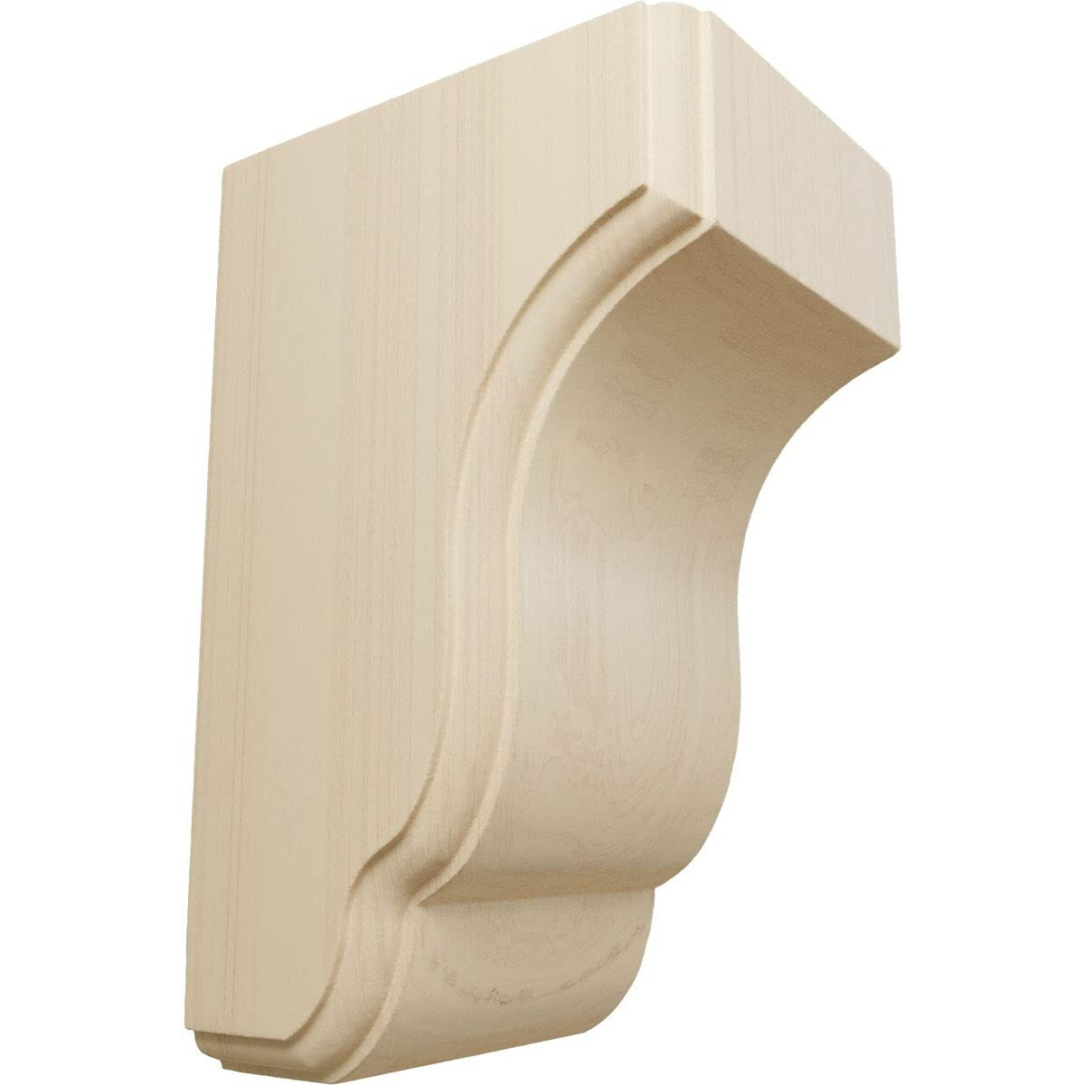Ekena Millwork Cor03X04X06Cprw Capistrano Mission Wood Corbels, 3 1/2"&quotW X 4"&quotD X 6 1/2"&quotH, Rubberwood