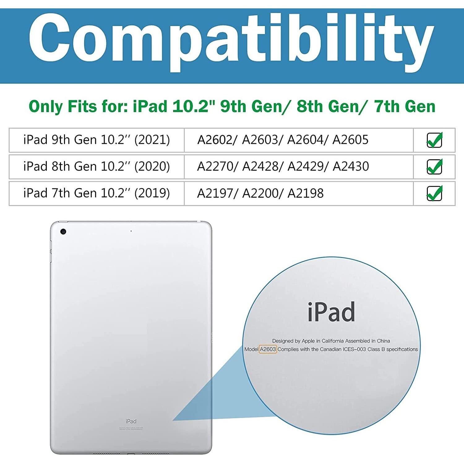 Procase For Ipad 10.2 Inch Case 2021 9Th Generation/2020 8Th Generation/2019 7Th Generation Ipad Case, Leather Vintage Stand Folio Cover Protective Case For 10.2"" Ipad 9Th Gen/8Th Gen/7Th Gen -Grey