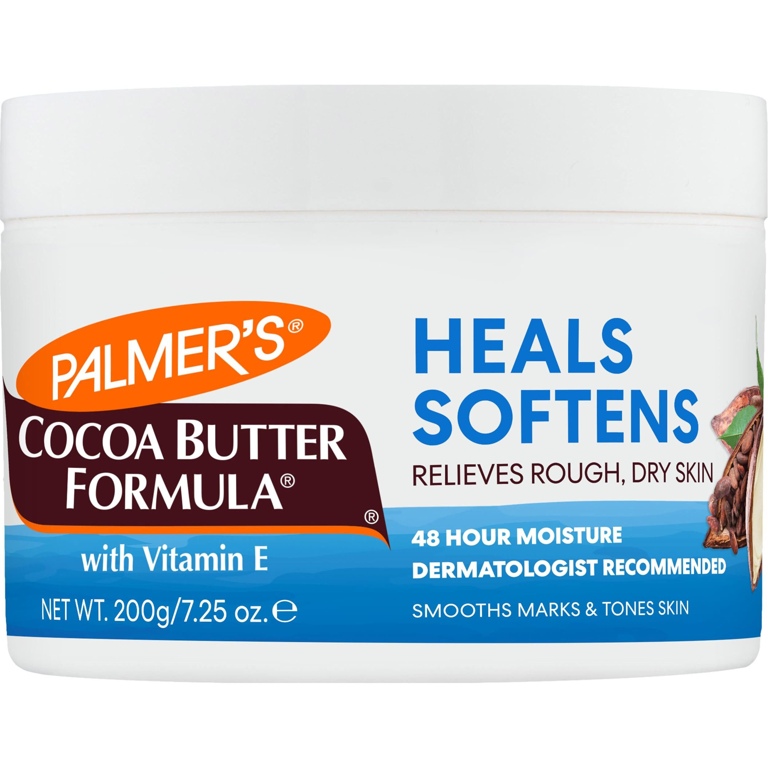 Palmer's Cocoa Butter Formula Daily Skin Therapy Solid Lotion With Vitamin E, Body Moisturizer For Extremely Dry Skin, Softens And Soothes, 7.25 Ounces, (Pack Of 1)