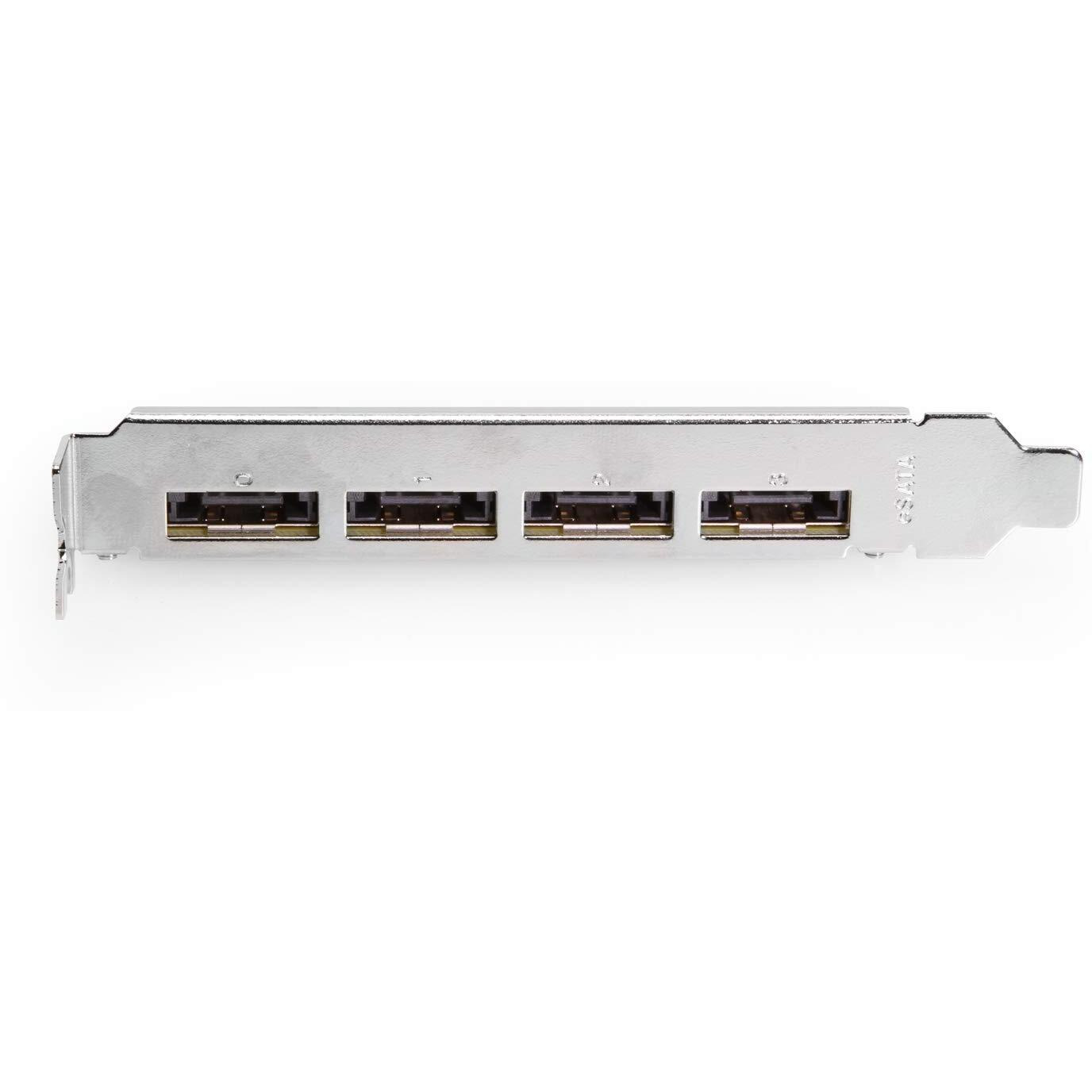 Coolgear Internal To External Esata 4 Port Pci Bracket