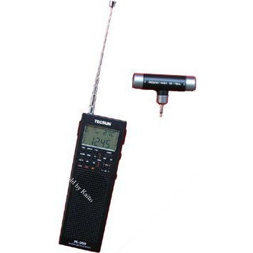 Tecsun Pl-360 Digital Pll Portable Am/Fm Shortwave Radio With Dsp, Black