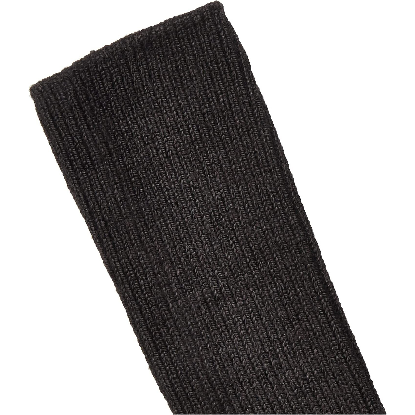 Goldtoe Men's Fluffies Casual Crew Socks, Black (3-Pairs), X-Large