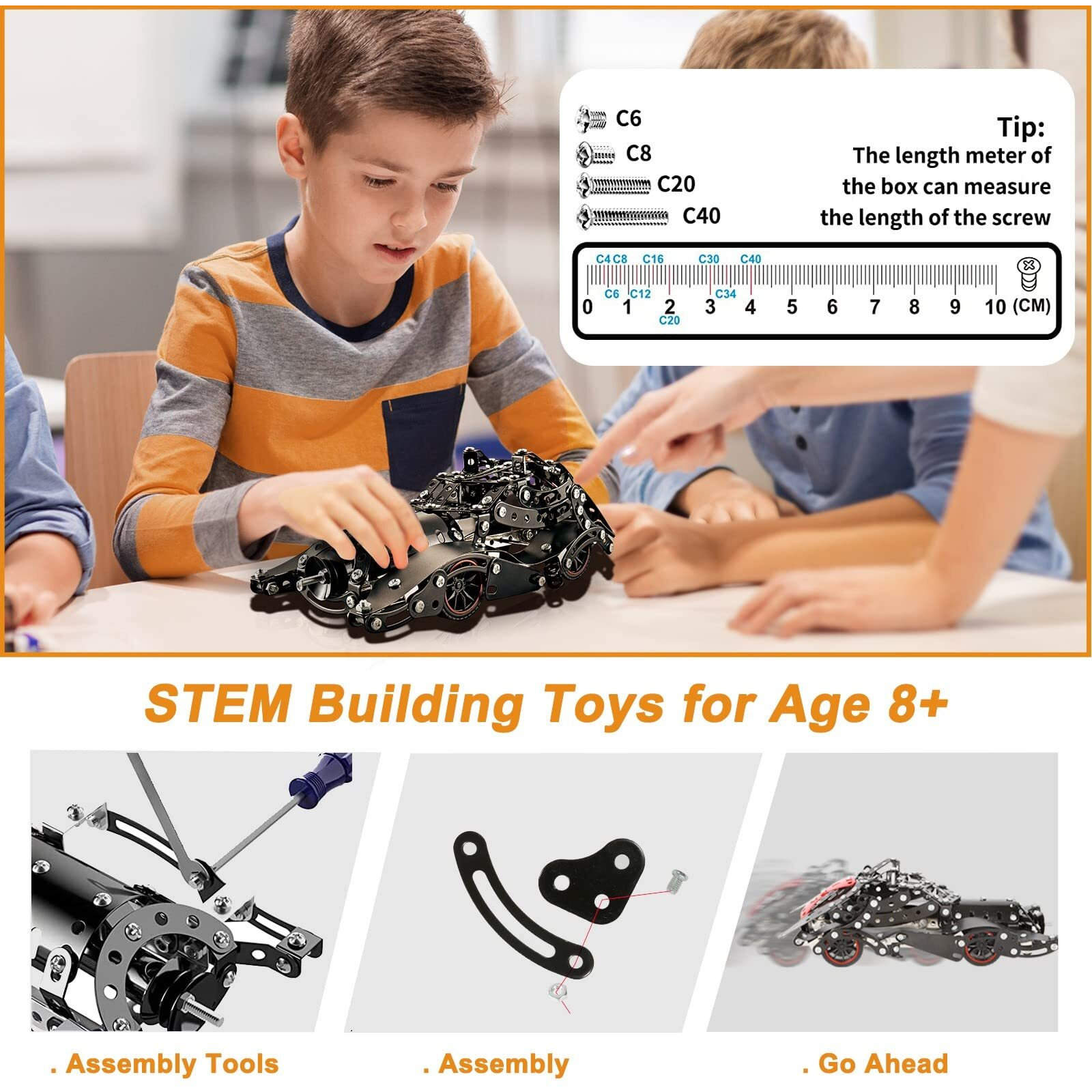 Lilcruibao Erector Sets For Boys Age 8 9 10 11 12-16 And Older, 332 Pcs Batman Model Car Building Set For Kids Ages 8-12 Year And Up Metal Stem Educational Toy For Kids Boys Girls Or Adults