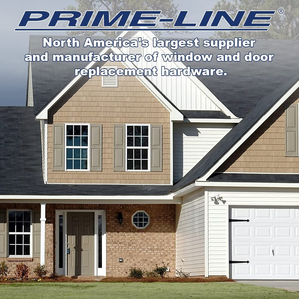 Prime-Line D 1579-1 Sliding Door Repair Track - Repair Worn Or Damaged Sliding Glass Door Aluminum Tracks And Horizontal Sliding Window Tracks, 1/4    X 8, Stainless Steel (Single Pack)