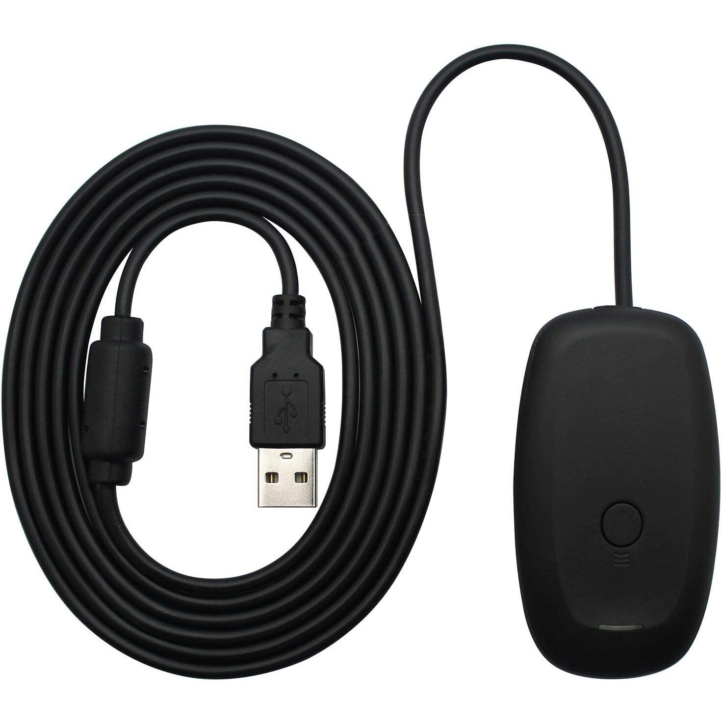Ostent Usb Wireless Controller Pc Laptop Computer Receiver For Microsoft Xbox 360 Slim Game Color Black