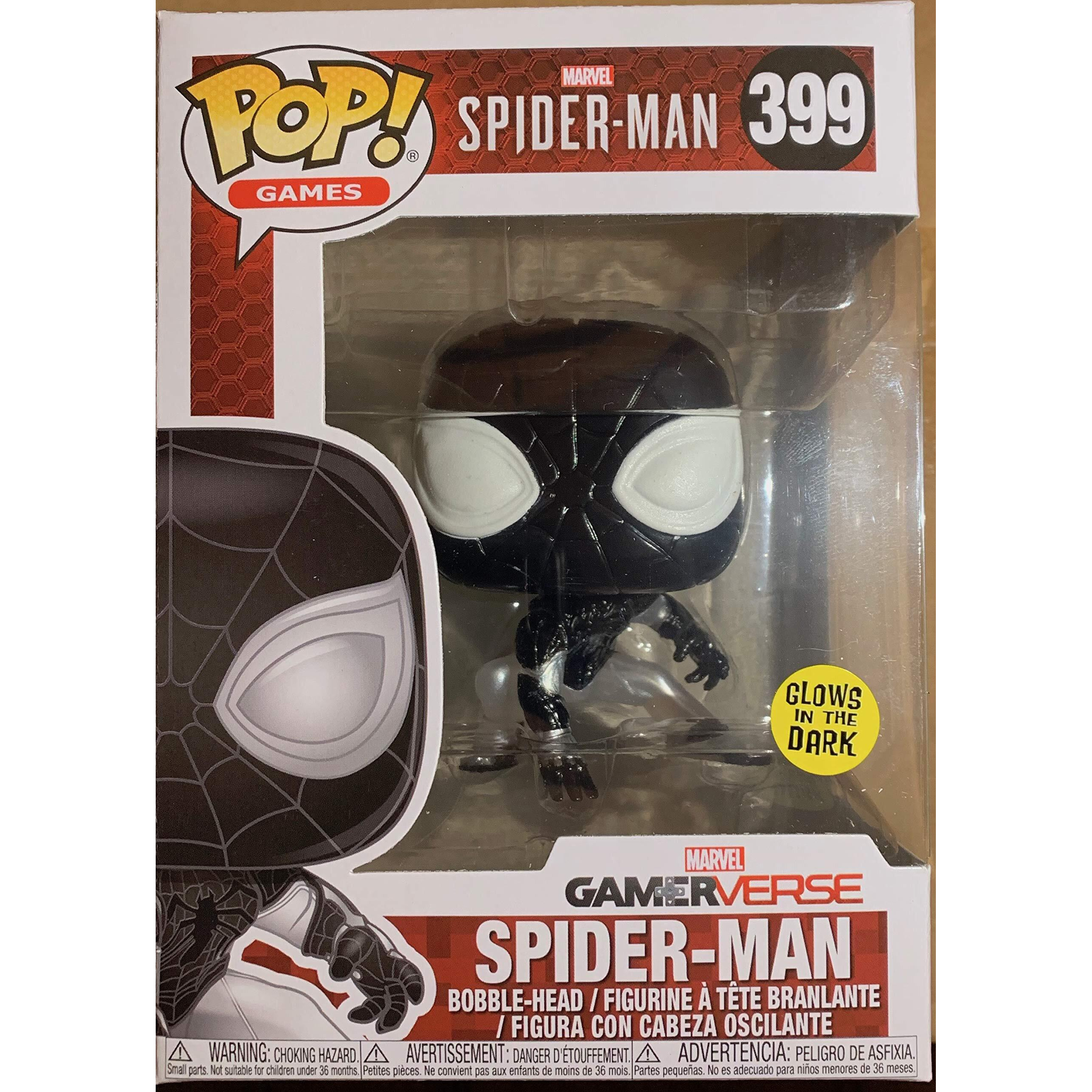 Funko Pop Games Marvel Gameverse - Negative Spider-Man Glow In The Dark Collectible Figure, Multicolor