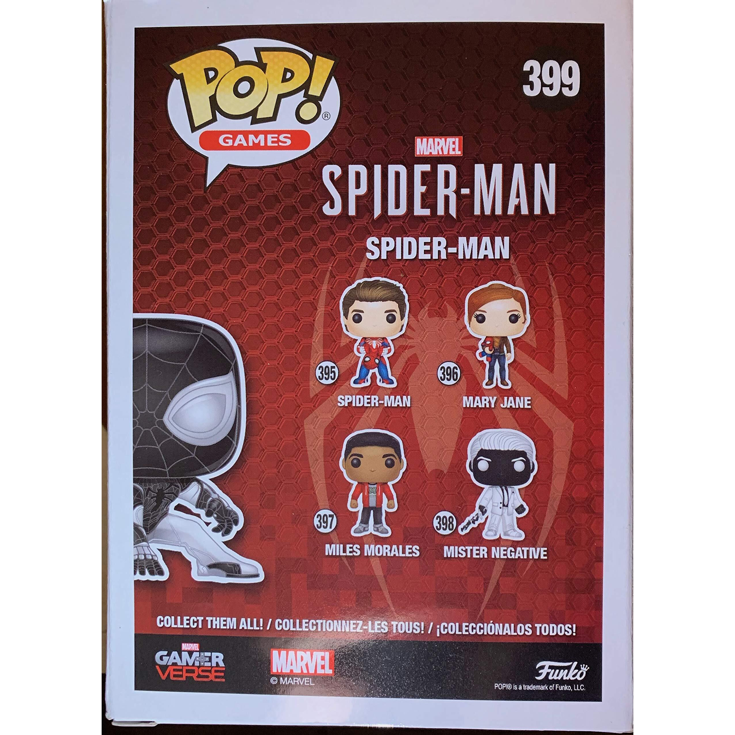 Funko Pop Games Marvel Gameverse - Negative Spider-Man Glow In The Dark Collectible Figure, Multicolor
