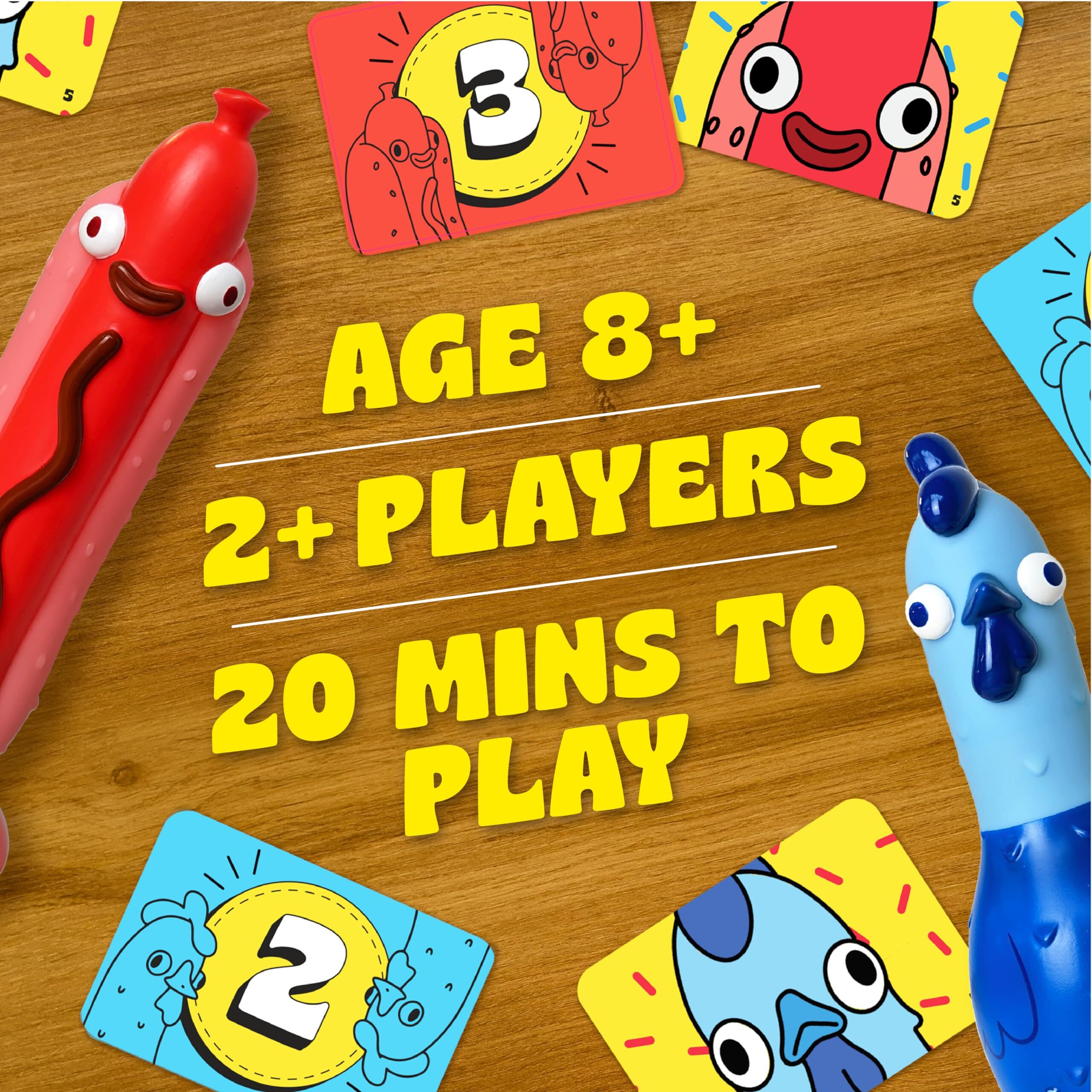 Big Potato Chicken Vs Hotdog The Ultimate Challenge Party Game For Flipping-Fun Families, Board Game For Game Nights