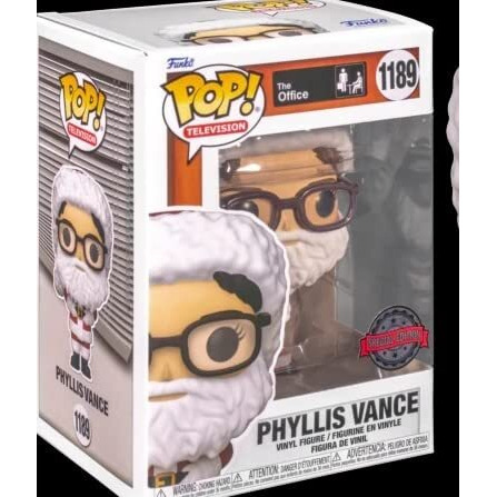 Funko The Office Pop Television Phyllis Vance Exclusive Vinyl Figure 1189