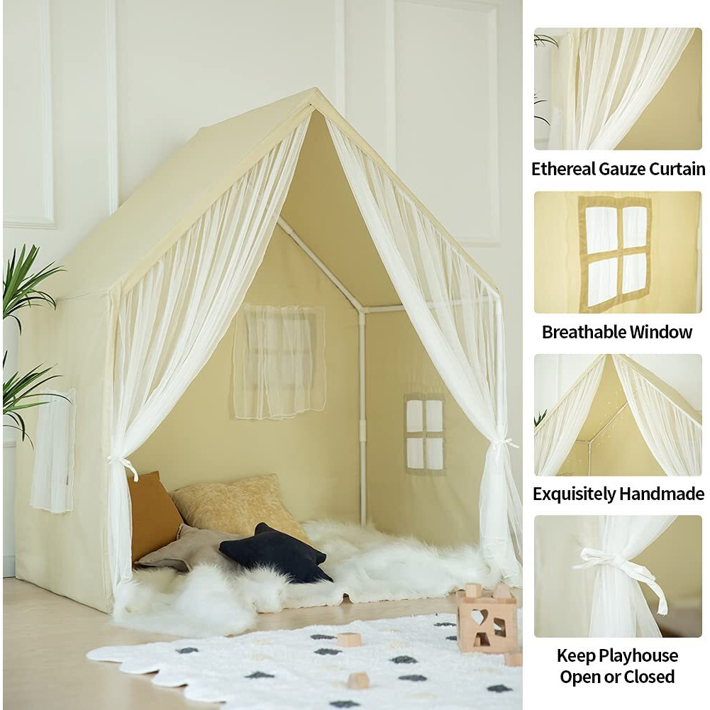 Kids Play Tent, Razee Large Playhouse Tent Indoor, Play House Kids Tent Castle Tent For Girls Boys, Play Cottage