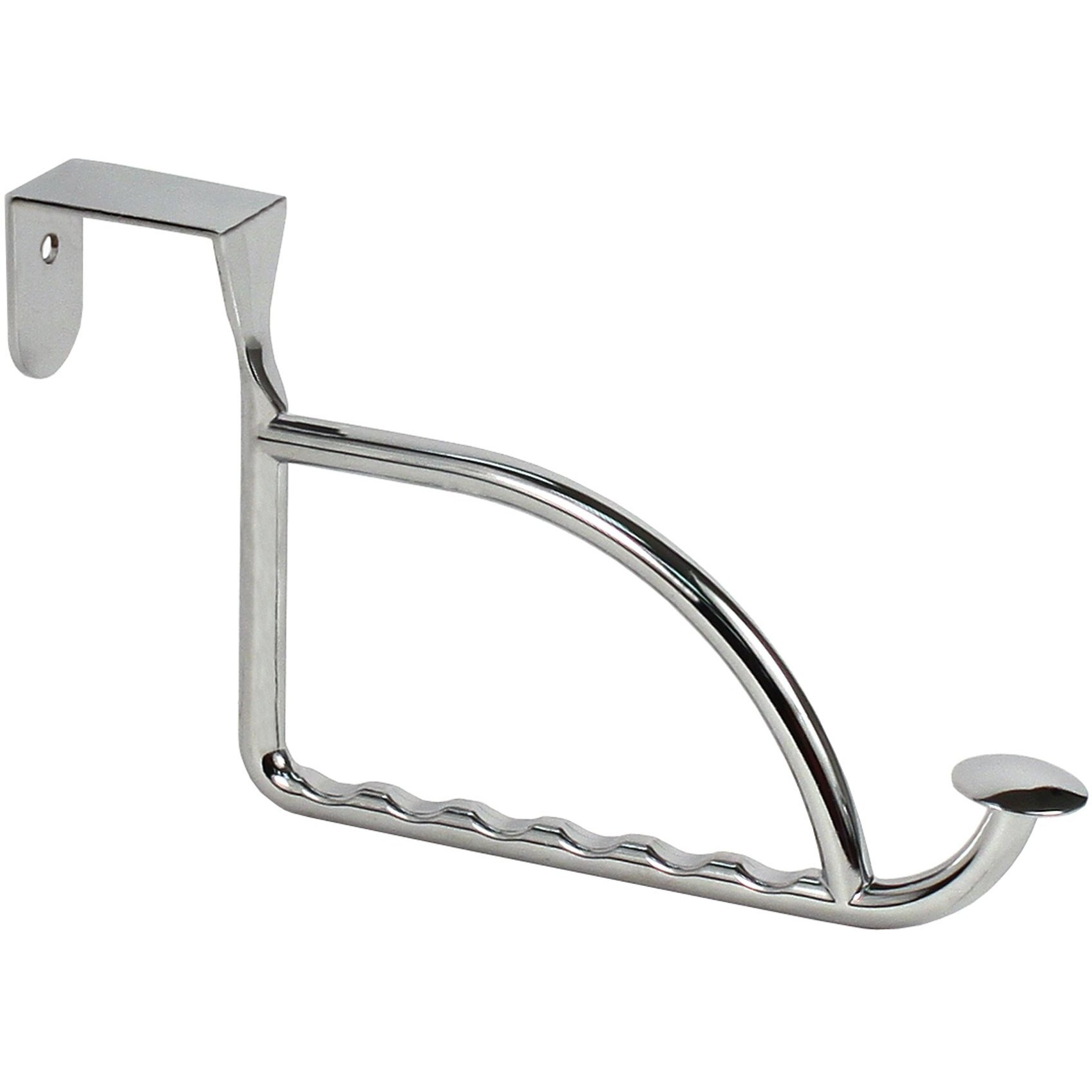 Spectrum Diversified Hanger Holder & Hook, Extender Over-The-Door Closet, Bedroom & Laundry Room, Hanging Clothes Drying Rack, 1 Count, Chrome