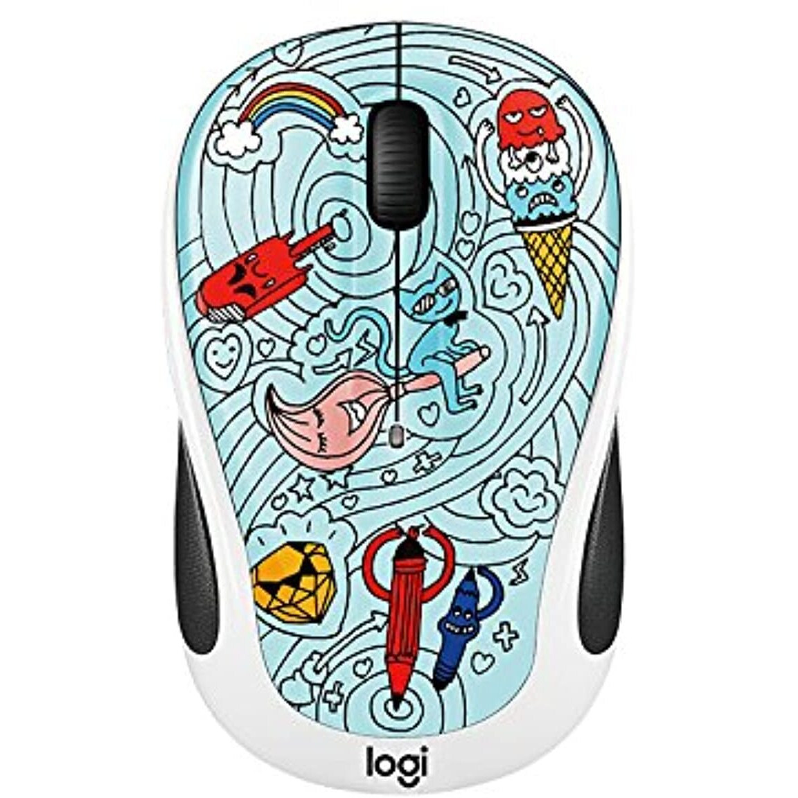 Logitech 910-005027 M325C Wireless Mouse-Bae-Bee Blue