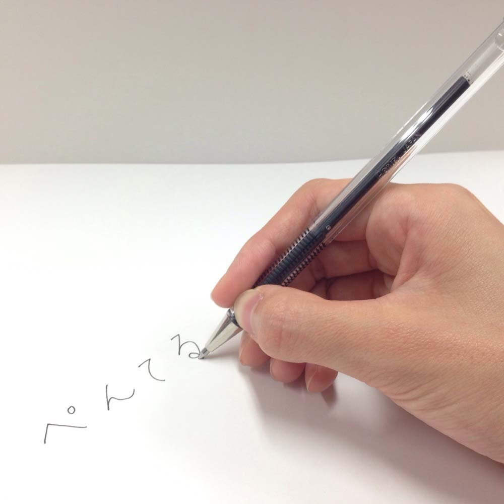 Pentel K105-Ga Water-Based Ballpoint Pen, Hybrid, 0.02 Inches (0.5 Mm), Black, 10 Pieces