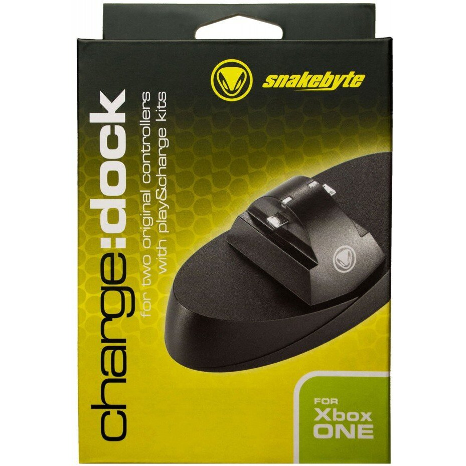 Snakebyte Snakebyte Charge Dock (Xbox One) - Black - Dual Charging Station For Two Xbox One Controller / Gamepads With Led Status Indicators - Cable Lenght 2M - Xbox One