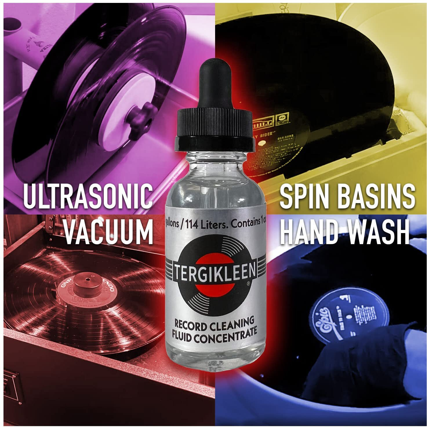 Clean Vintage Vinyl Records Like A Professional Archivist With Tergikleen Tergitol-Based Highly Concentrated Fluid