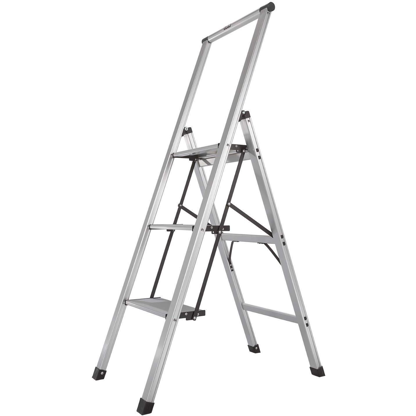 Xtend & Climb Sl3Hlight Slimline 3 Step Ladder, Aluminum