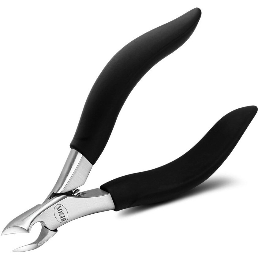 Bezox Thick Toenail Clippers - Precision Large Toe Nail Clipper For Thick Nails, Comfort Grip Fingernail Clipper, Ergonomic Long Handle Nail Cutter, Professional-Grade Stainless Steel
