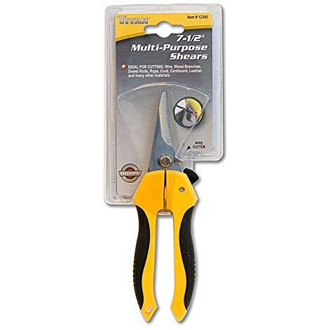 Titan 12345 7-1/2"" Multi-Purpose Shears