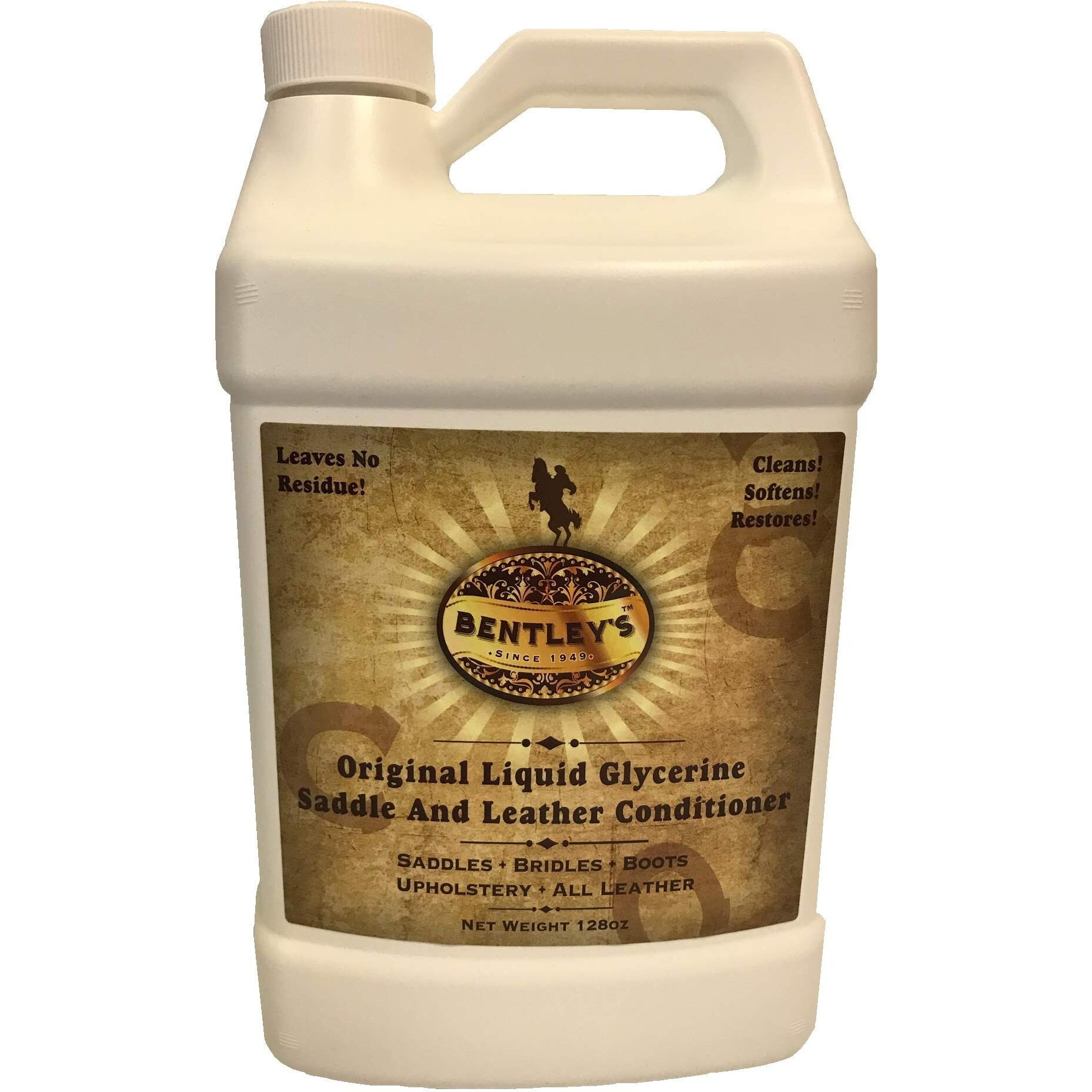 Bentley Liquid Glycerine Saddle & Leather Conditioner Soap - 128 Oz (One Gallon)