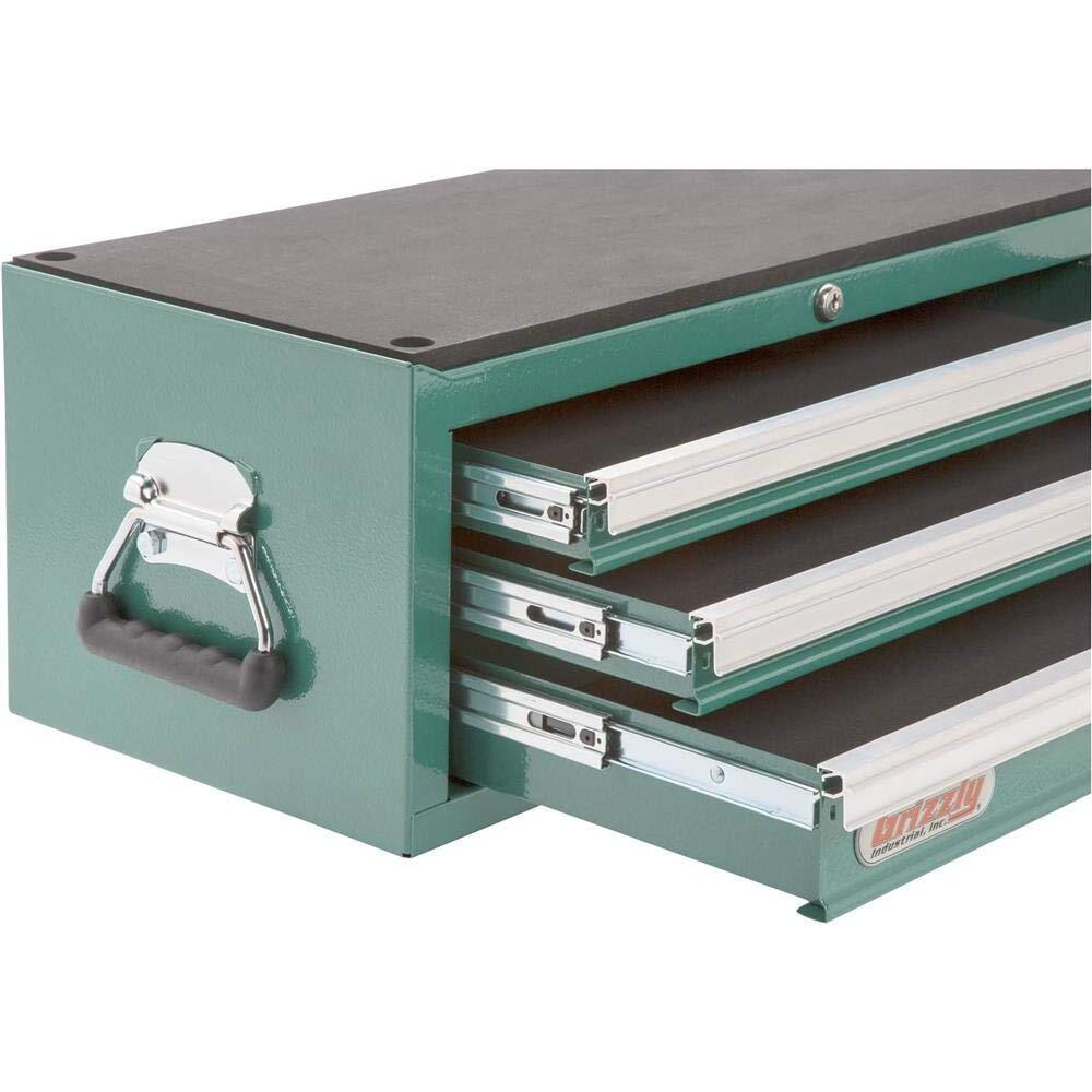 Grizzly Industrial H0837-3-Drawer Mid-Riser With Ball Bearing Slides