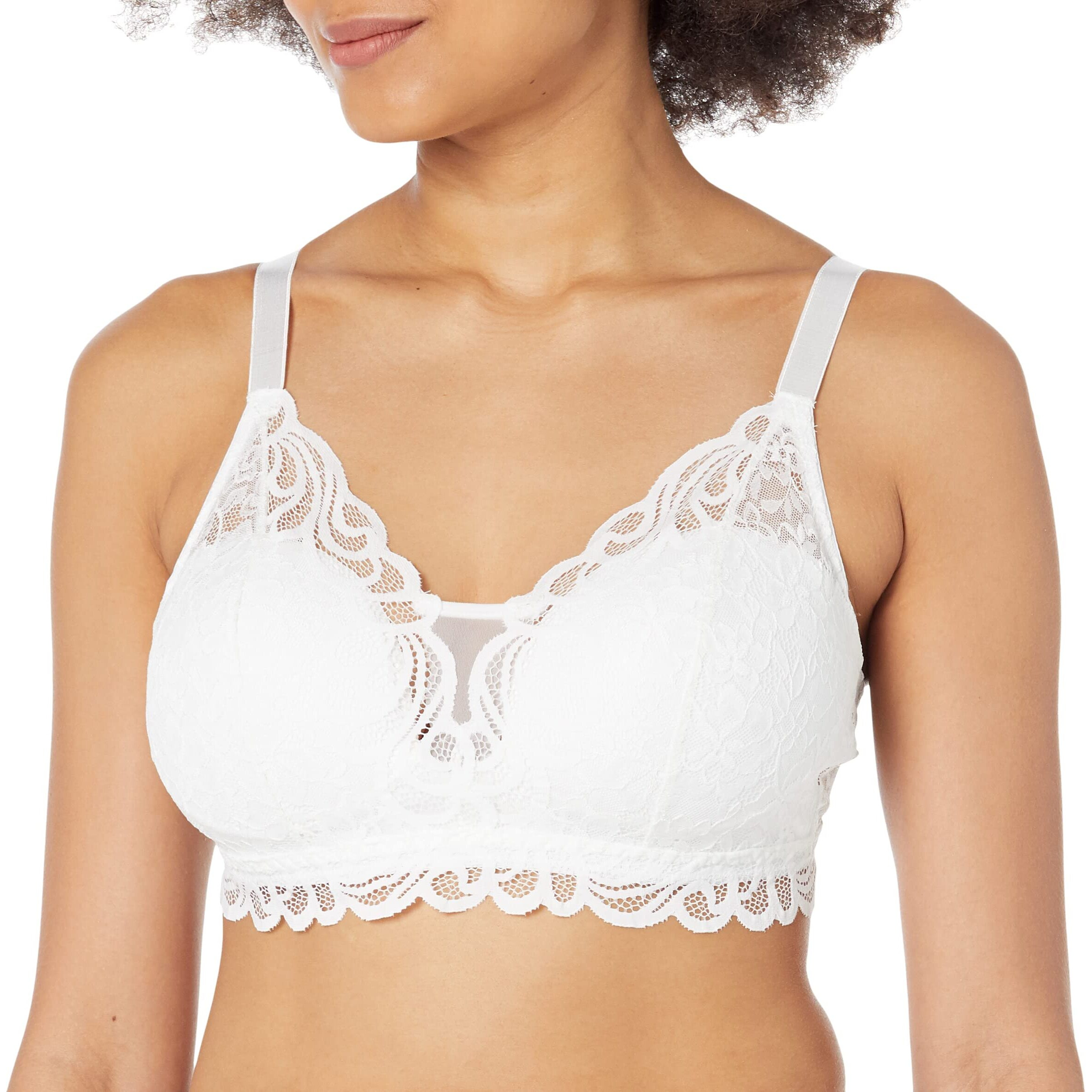 Bali Women's One Smooth U Ultra Lite Spacer Wireless Bra Df3440, White, 40D