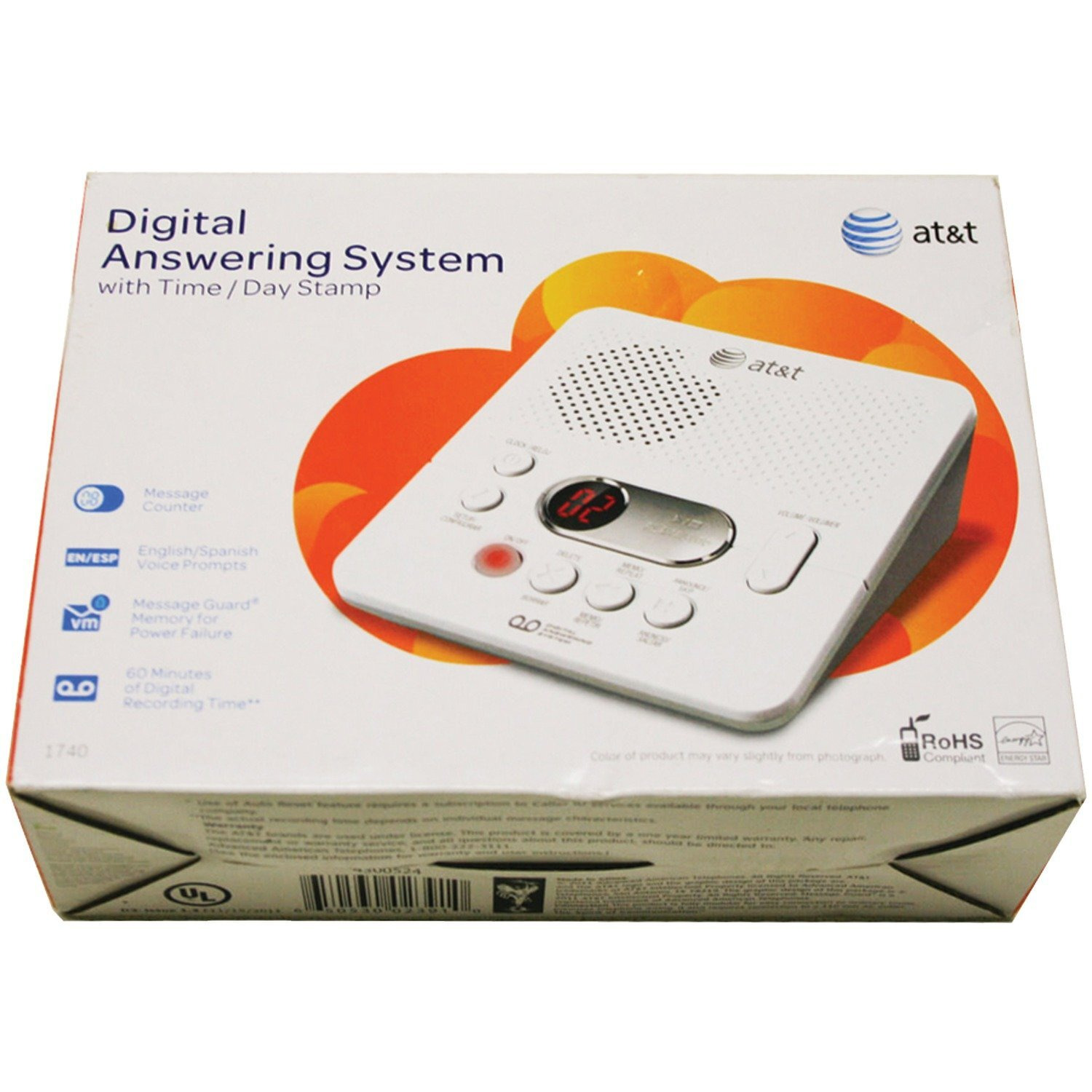 At&T 1740 1740 Digital Answering System