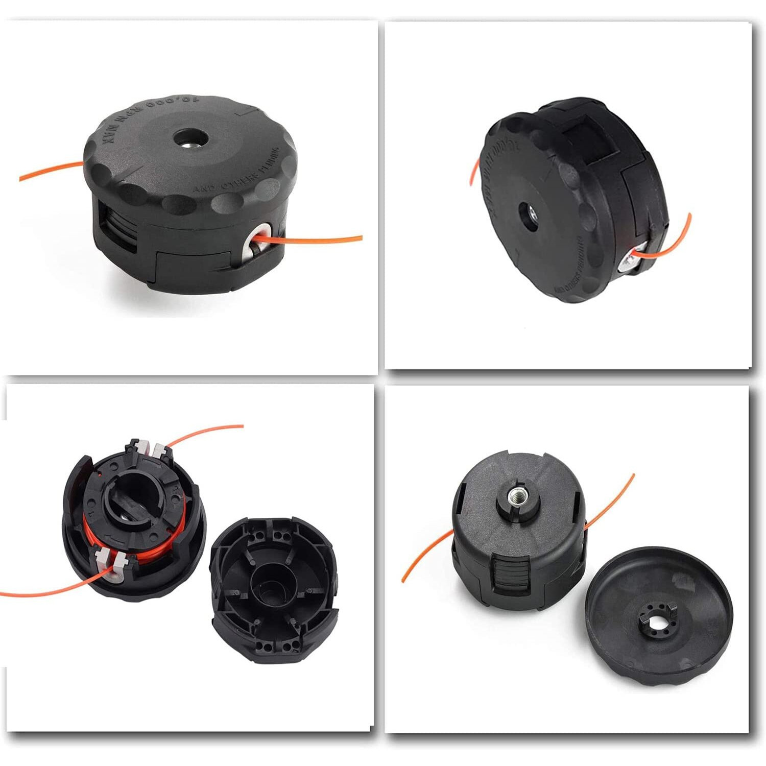 String Trimmer Head Srm-225 For Echo Eater Speed-Feed 400 Srm-230 Srm-210 Srm2100 Srm225 Pas210 Pas225 Pas230 Pas260 Shiandaiwa T195S T220 T222 T230 T231 Fit Most Echo Srm Straight Axle Trimmer