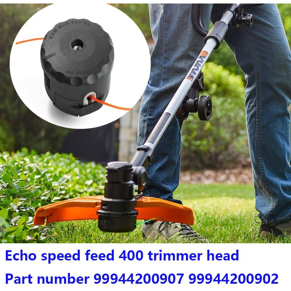 String Trimmer Head Srm-225 For Echo Eater Speed-Feed 400 Srm-230 Srm-210 Srm2100 Srm225 Pas210 Pas225 Pas230 Pas260 Shiandaiwa T195S T220 T222 T230 T231 Fit Most Echo Srm Straight Axle Trimmer