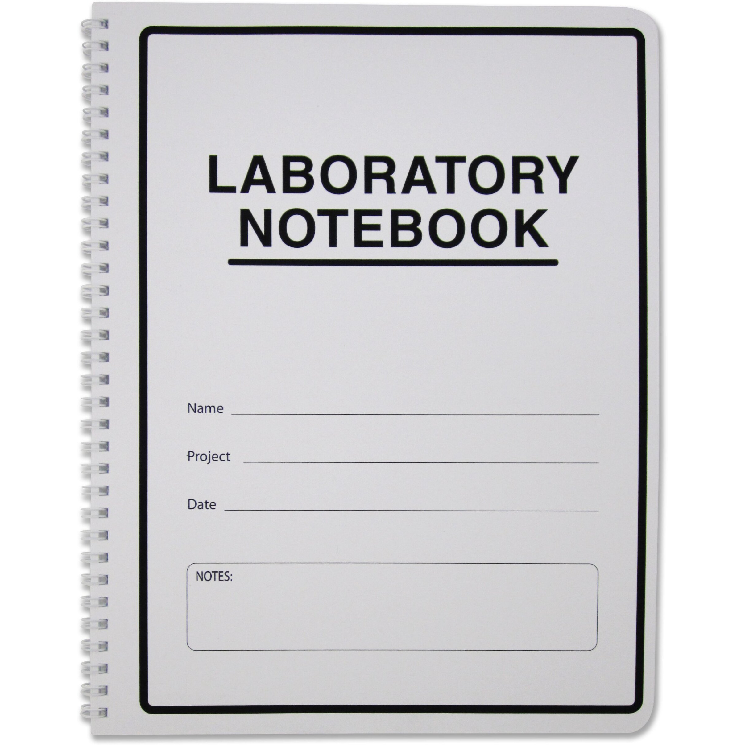Bookfactory Student Lab Notebook (Scientific Grid Format) - Standard No Carbon Copies 8.5"" X 11"", 100 Pages [Wire-O Bound] (Lab-100-Wtg)