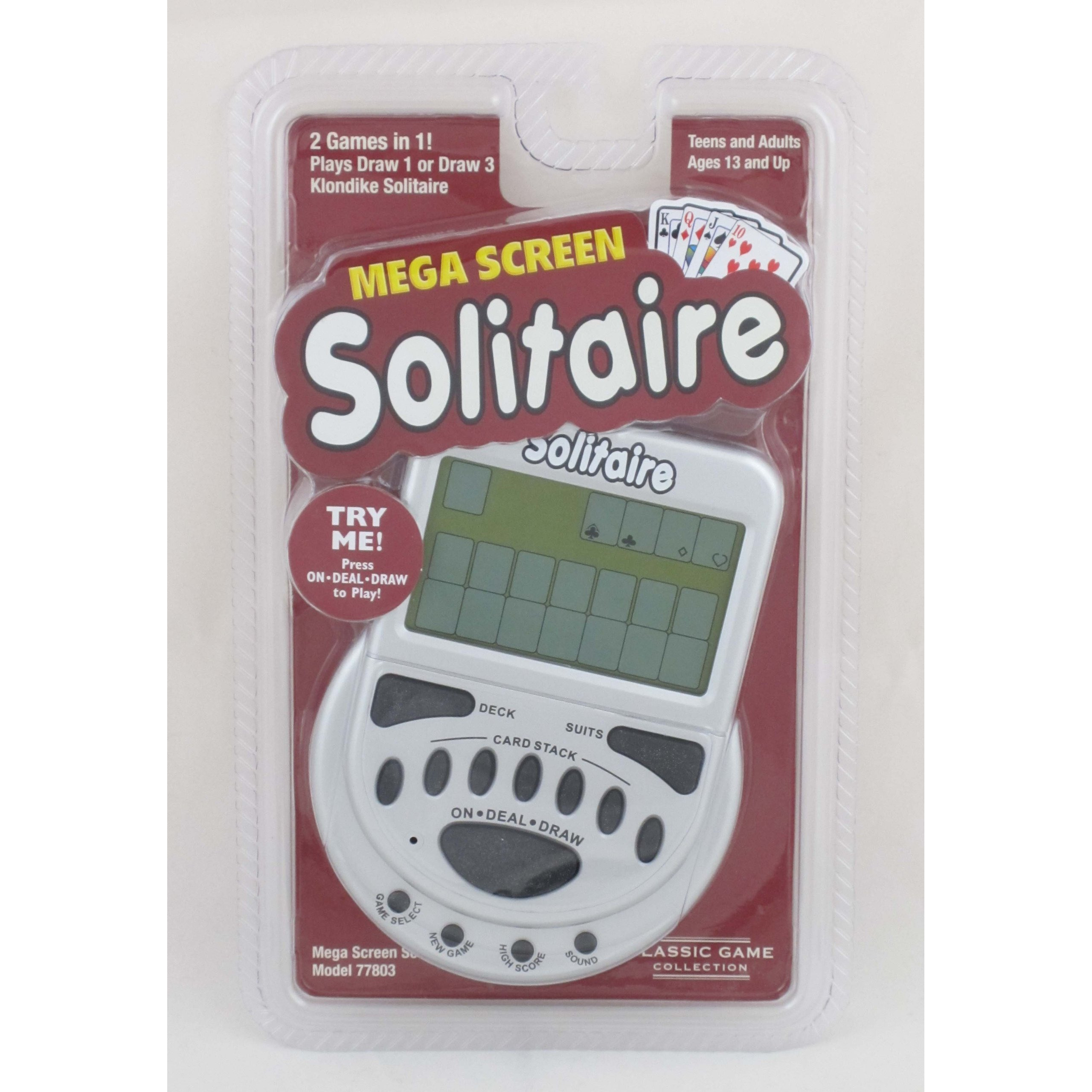Megascreen Solitaire Handheld Game