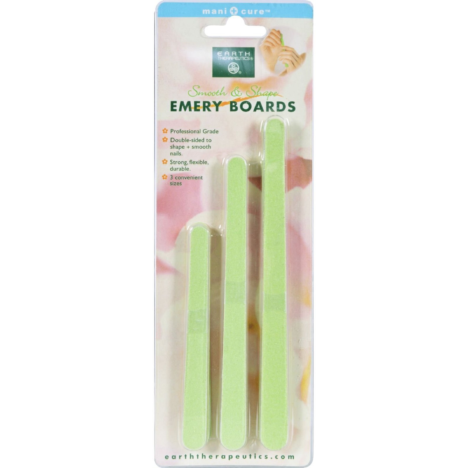 Earth Therapeutics Nail Care-Assorted Emery Boards (Pack Of 1)