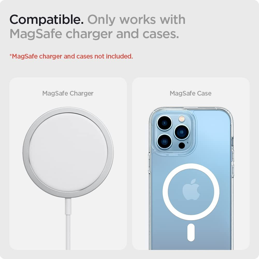 Spigen Mag Fit Phone Holder Car Mount Designed For Magsafe Compatible Iphone 16 Pro Max, 16 Pro, 16 Plus, 16 (Charger Not Included) (Requires Usb-C Car Charger) - Black