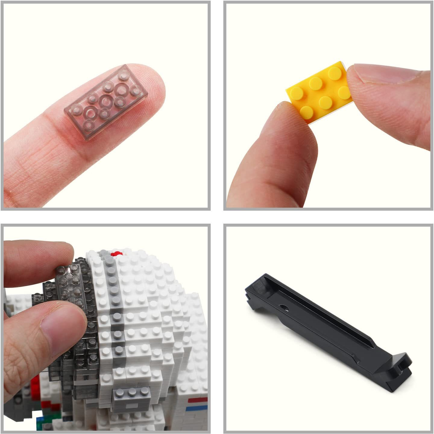 Finger Rock Astronaut Mini Bricks Miniature Building Set Micro Building Kits For Adults And Kids 12-15 Space Toys With Balloons - Compatible Nano (1368 Pieces)