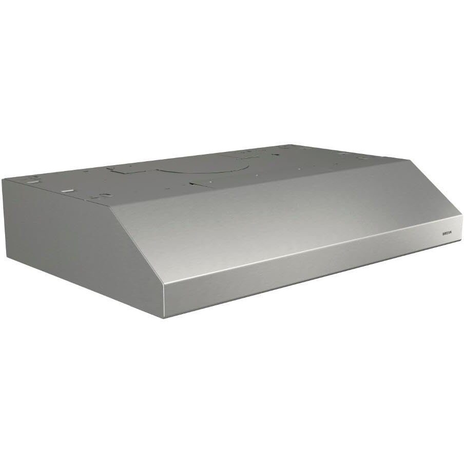 Broan-Nutone Glacier 24-Inch Under-Cabinet 4-Way Convertible Range Hood With 2-Speed Exhaust Fan And Light, Stainless Steel