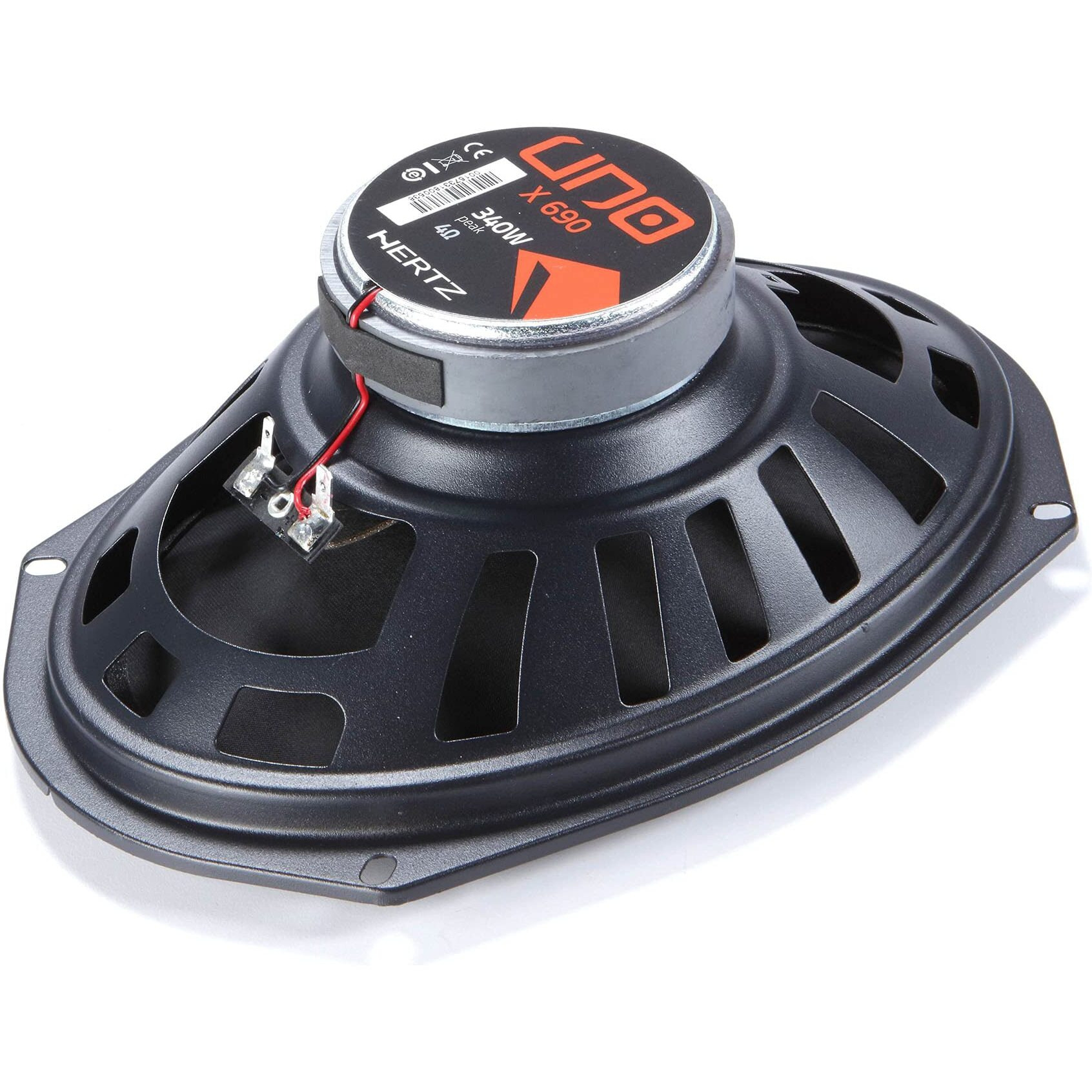 Hertz Uno Series X-690 6X9 Four-Way Coaxial Speakers (Pair)