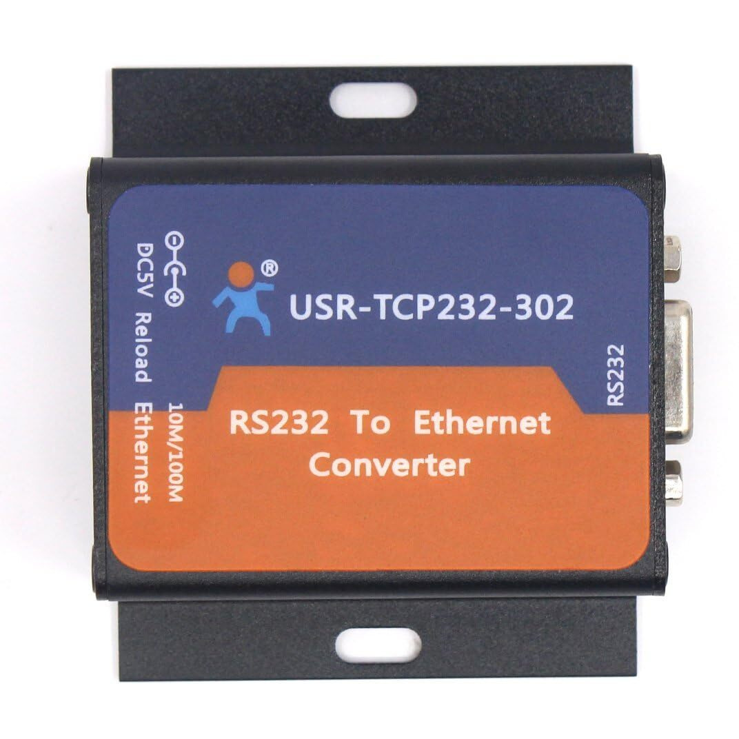 Usr-Tcp232-302 Tiny Size Rs232 To Tcp Ip Converter Serial Rs232 To Ethernet Server Module Ethernet Converter Support Dhcp/Dns