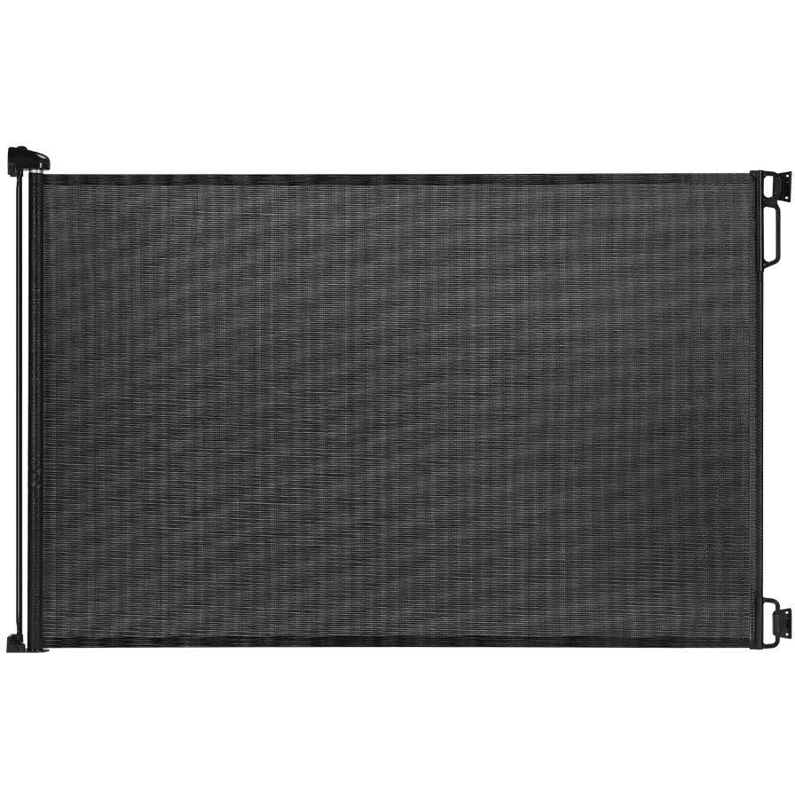 Easybaby Retractable Baby Gate, 33"" Tall, Extends Up To 55'' Wide, Black/Child Safety Baby Gates, Pet Retractable Gates For Stairs, Doorways, Hallways, Indoor And Outdoor