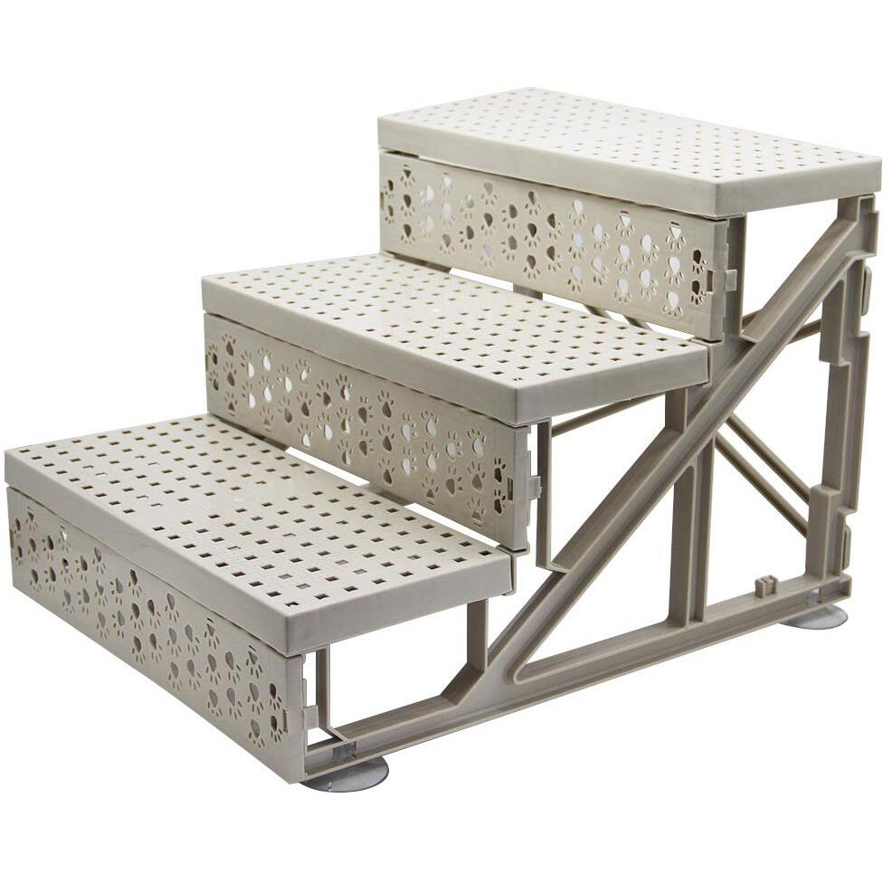 Yofit Doggy Steps - Non-Slip 3 Steps Pet Stairs,Holds Up To 50 Lbs