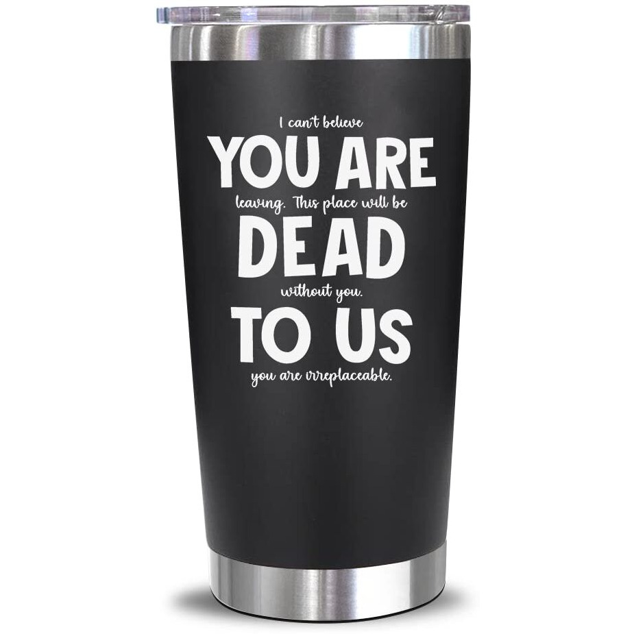 Neweleven 20 Oz Tumbler - Farewell Gift For Coworker, Bpa-Free Stainless Steel Drinking Cup, Double Wall Vacuum Insulation, Going Away Gift For Men Women, Good Luck Gifts