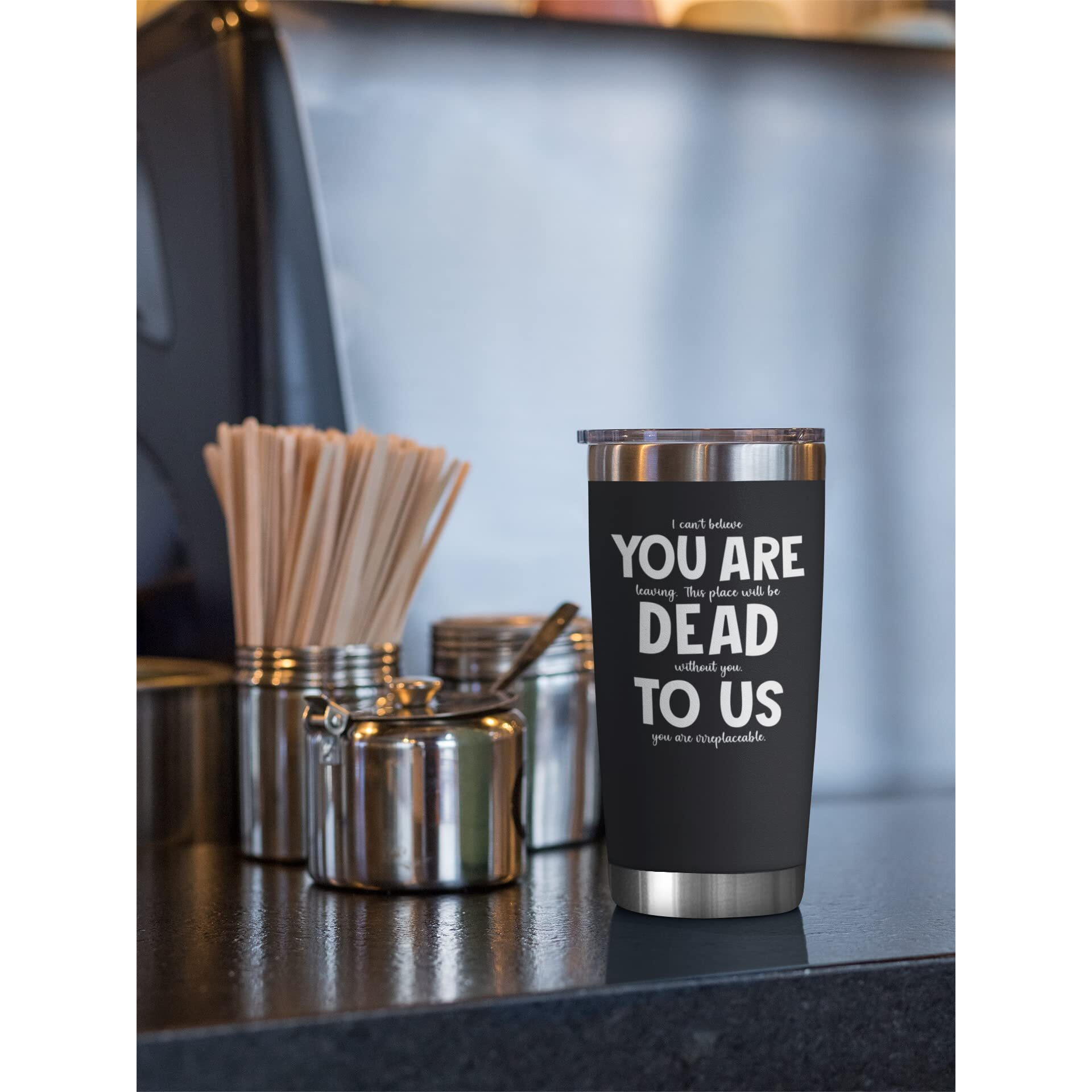 Neweleven 20 Oz Tumbler - Farewell Gift For Coworker, Bpa-Free Stainless Steel Drinking Cup, Double Wall Vacuum Insulation, Going Away Gift For Men Women, Good Luck Gifts