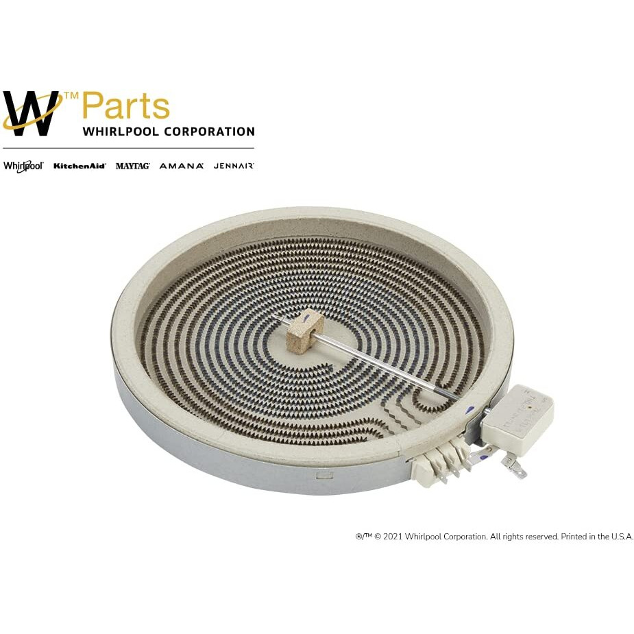 Whirlpool W11517959 Oem 10"" Electric Range Radiant Surface Element, White
