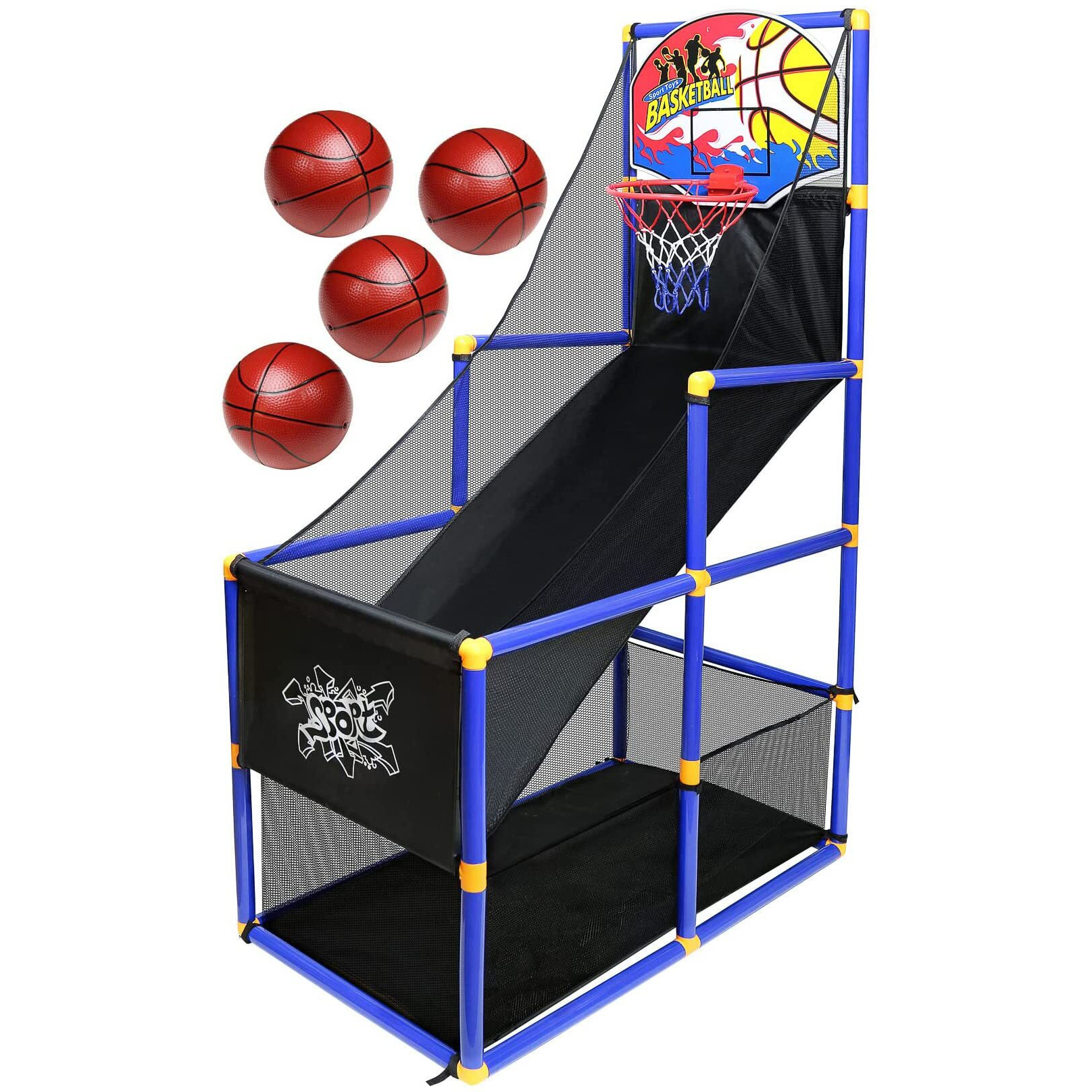 Kiddie Play Toy Basketball Hoop Arcade Game Indoor Sports Toys For Kids