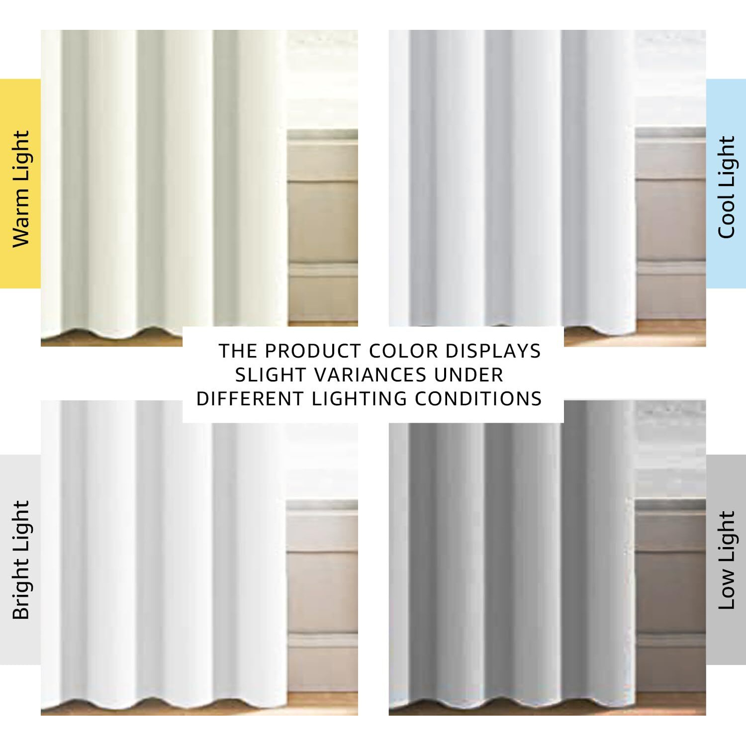 H.Versailtex White Curtains For Bedroom White Curtain 96 Inches Long For Christmas Thermal Insulated Window Treatment Panel/Drape For Living Room, White, One Panel, Grommet Top, 52"" W X 96"" L