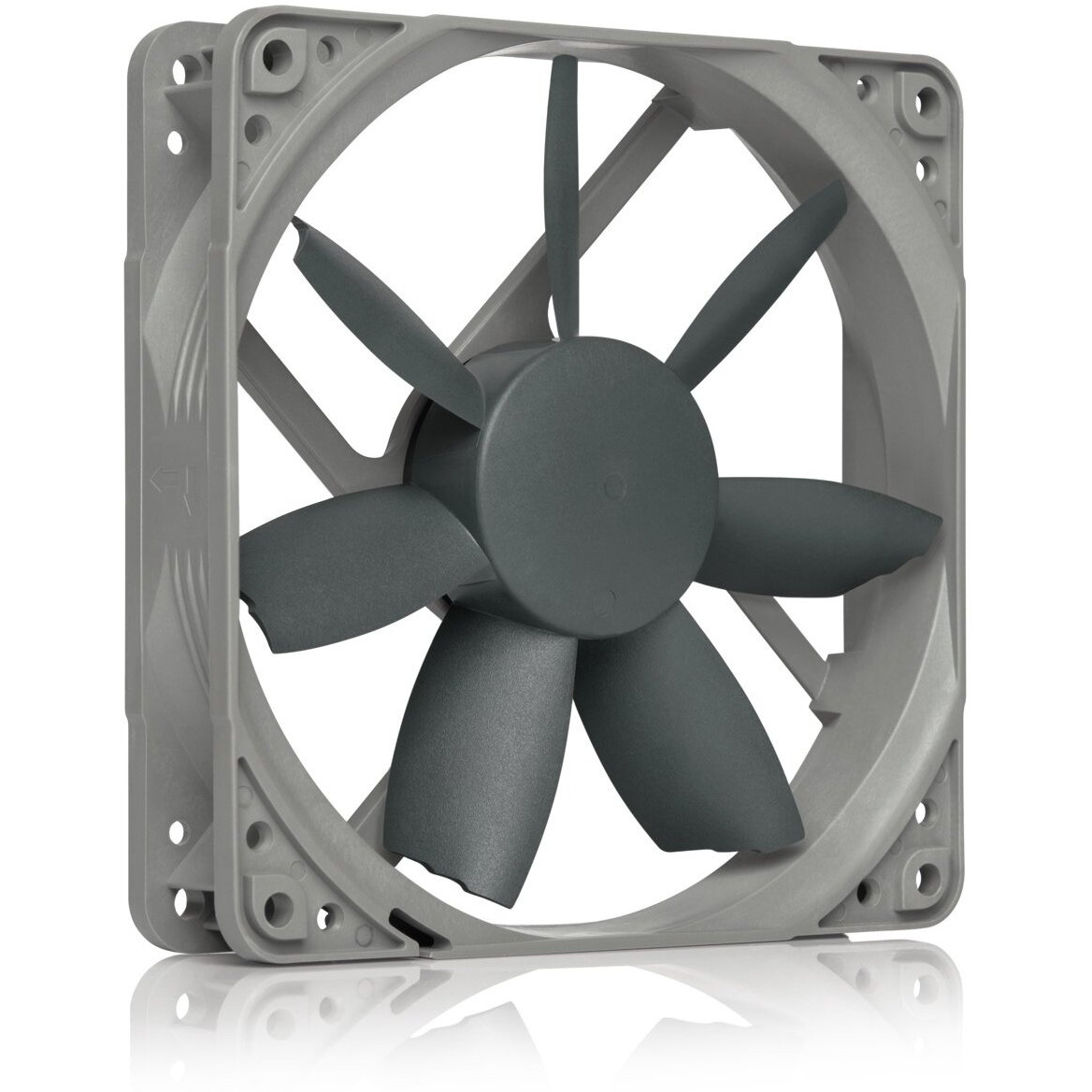 Noctua Nf-S12B Redux-1200, High Performance Cooling Fan, 3-Pin, 1200 Rpm (120Mm, Grey)