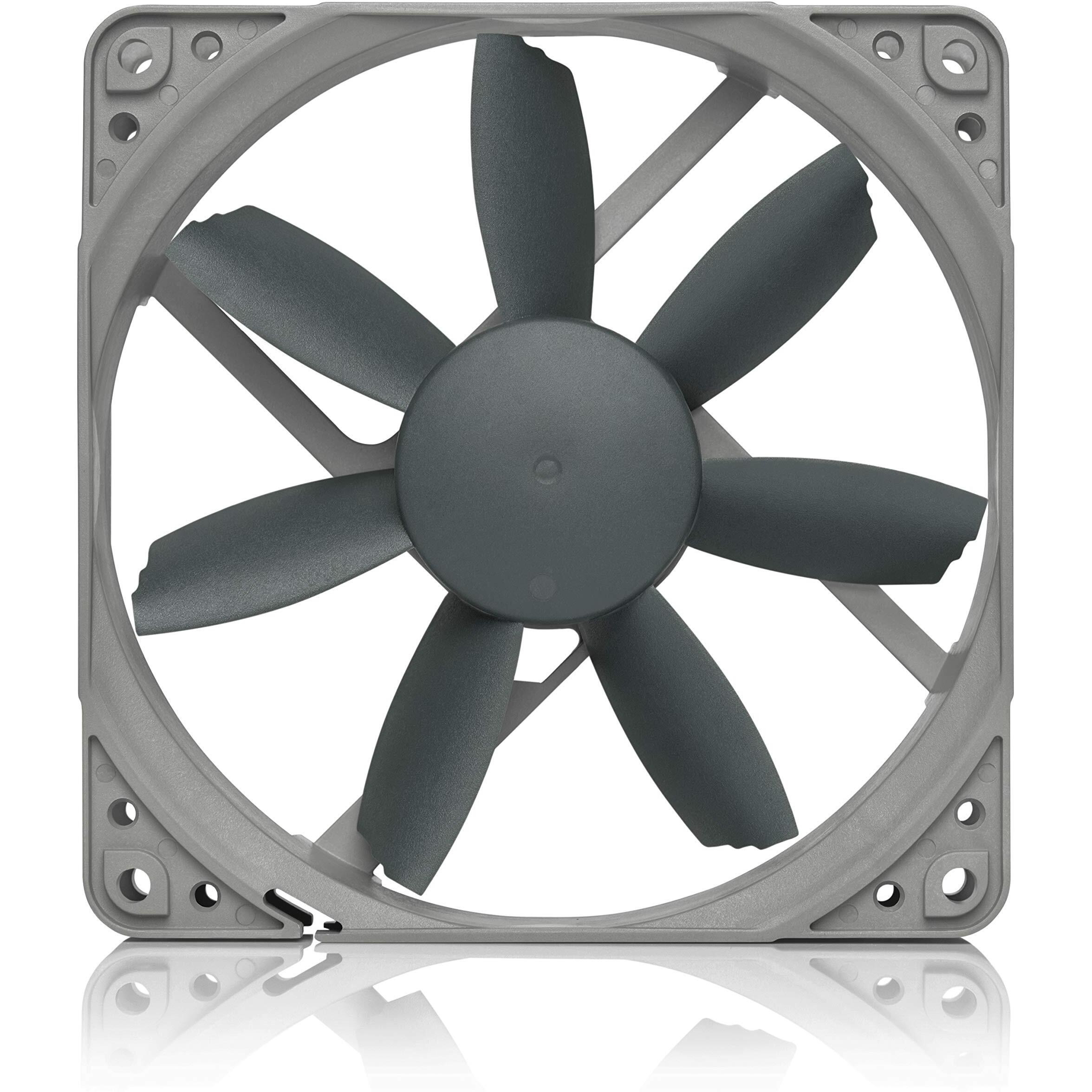 Noctua Nf-S12B Redux-1200, High Performance Cooling Fan, 3-Pin, 1200 Rpm (120Mm, Grey)