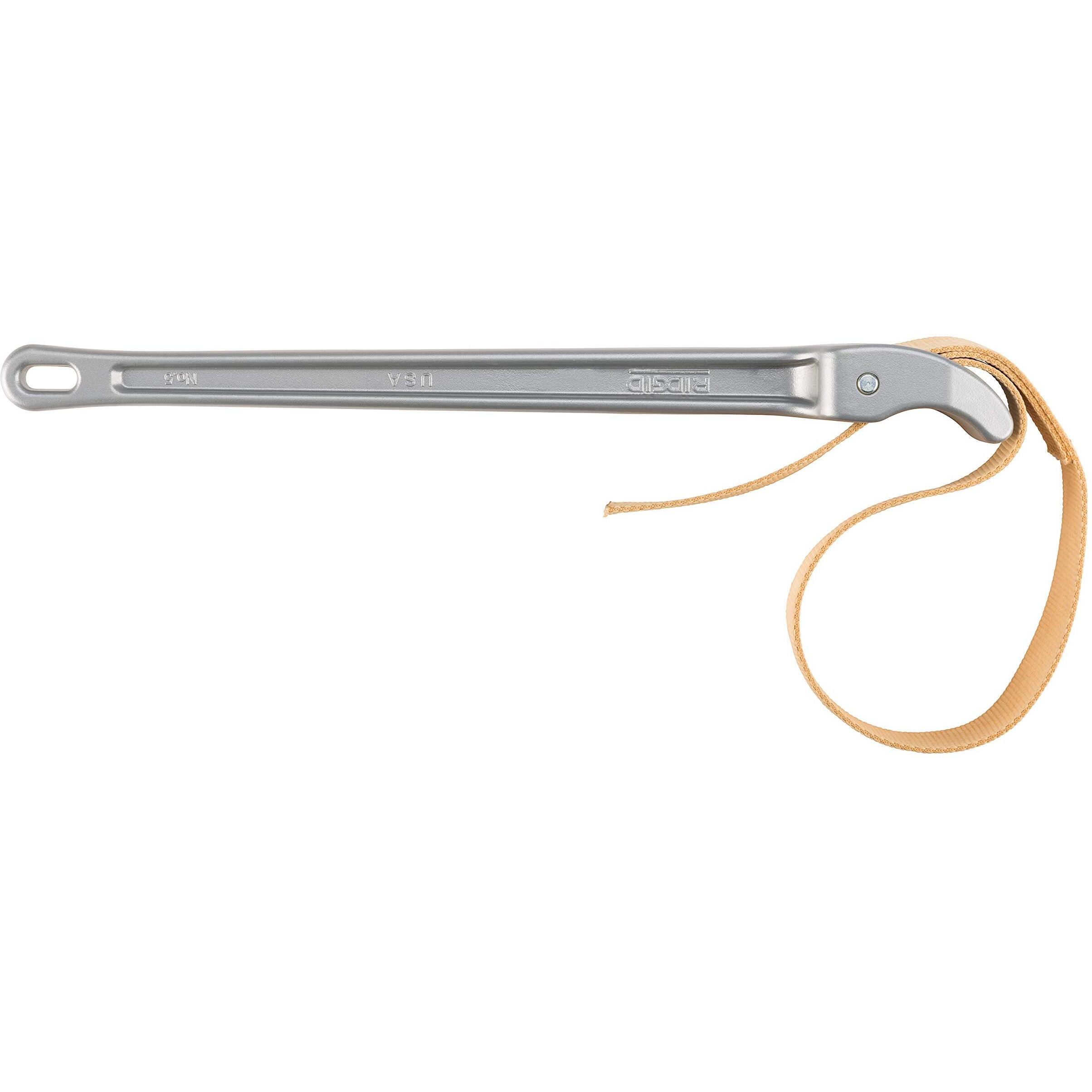 Ridgid 31360 Model 5 Strap Wrench, 5-Inch Capacity Adjustable Strap Wrench,Brown