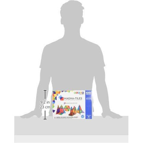 Magna-Tiles Classic 100-Piece Magnetic Construction Set, The Original Magnetic Building Brand