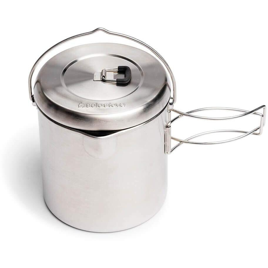 Solo Stove Pot 1800 Stainless Steel Companion Pot Great Cookware For Backpacking Camping Survival Backpacking Kitchen And Cooking Simple Equipment Set & Accessories For Hiking Campfires And Adventure